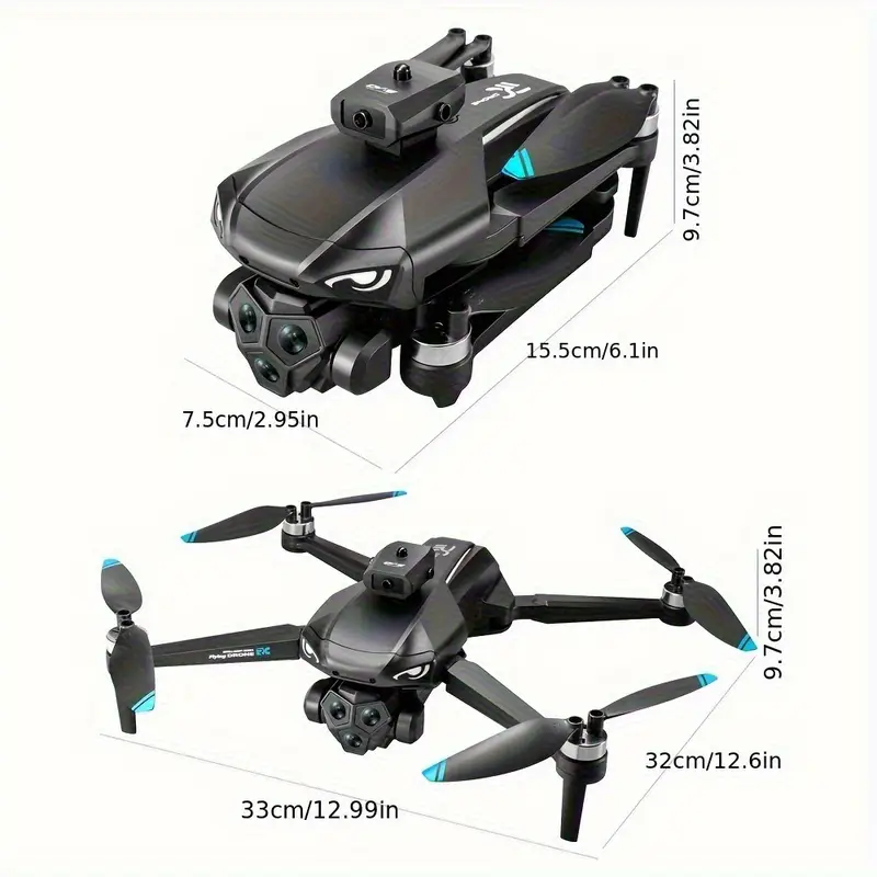 M33 Drone Kit: 4.5" Remote with Live 720P Feed, Optical Flow Hover, Brushless Motors, 1-3 Batteries (Up to 75 Min Flight) - Image 2