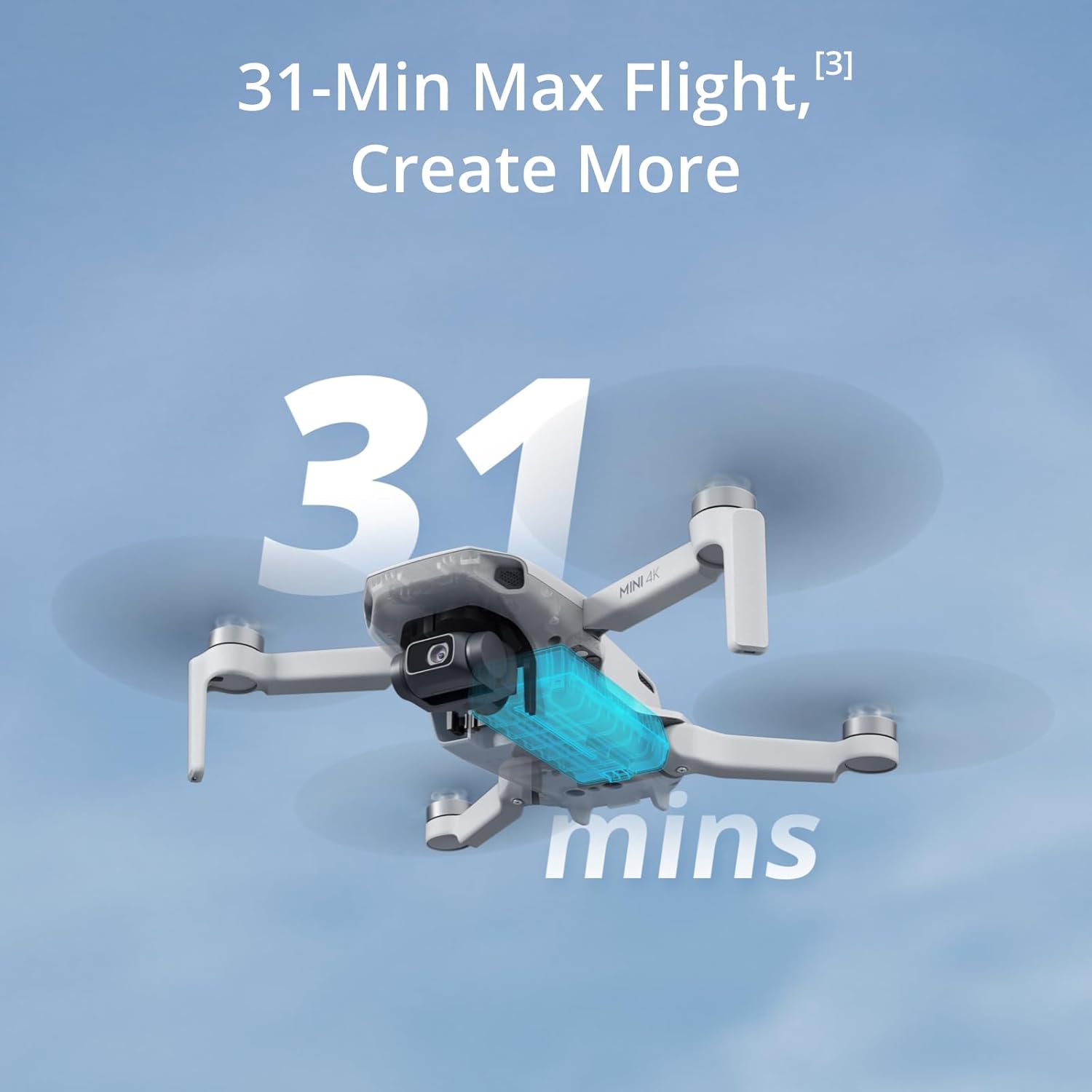 DJI Mini 4K Drone with Camera – Ultra-Light (Under 249g), 4K UHD Video, 3-Axis Gimbal, 10km Transmission, GPS Auto Return, Wind Resistant – Beginner-Friendly Quadcopter - Image 4